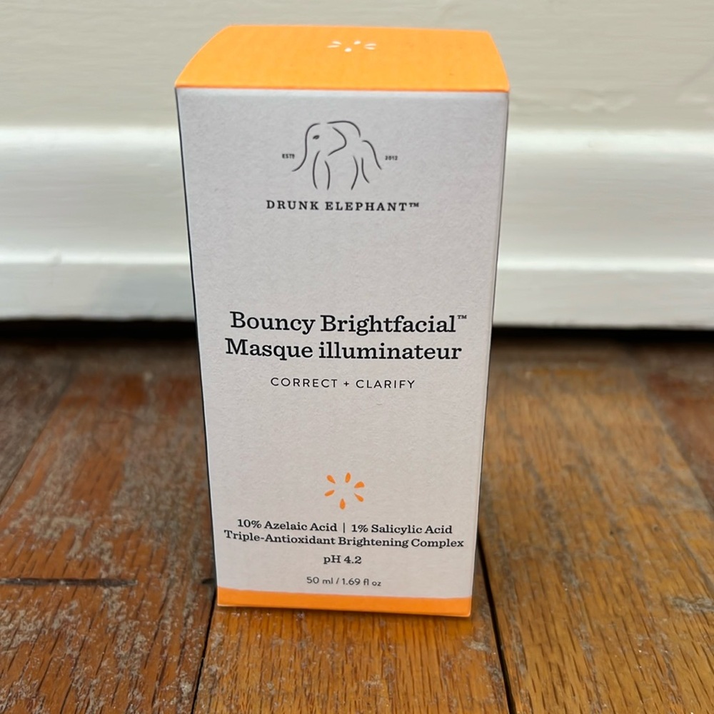 Drunk Elephant Bouncy Brightfacial NIB - 50ml/1.69oz